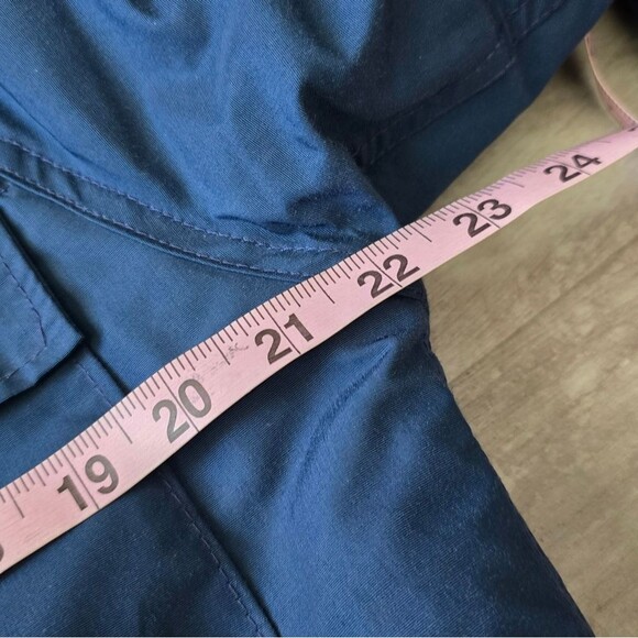 Vintage Sierra Designs 60/40 Mountain Parka Jacket S Blue Hood Rain Pockets - Picture 7 of 9